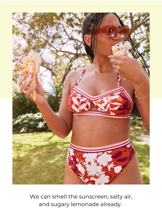 We can smell the sunscreen, salty air, and sugary lemonade already.