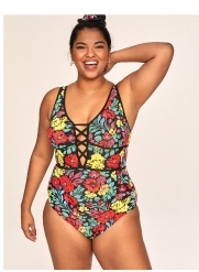 Andressa Floral Black Plus