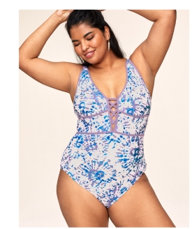 Andressa Tie Dye White Plus