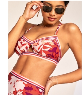 Gisele Floral Red