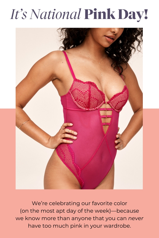 It’s National Pink Day - We’re celebrating our favorite color (on the most apt day of the week)-because we know more than anyone that you can never have too much pink in your wardrobe. 