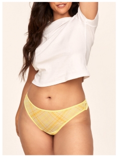 Nikki Thong Plaid Yellow Plus