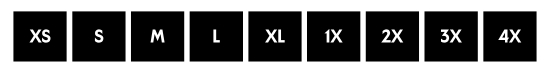 Panties sizes