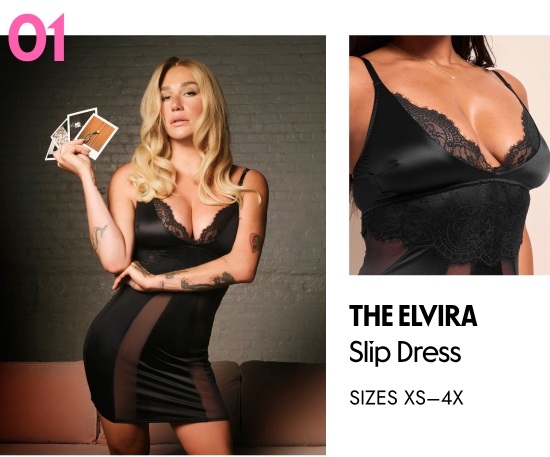 The Elvira Slip Dress. SIZES XS–4X