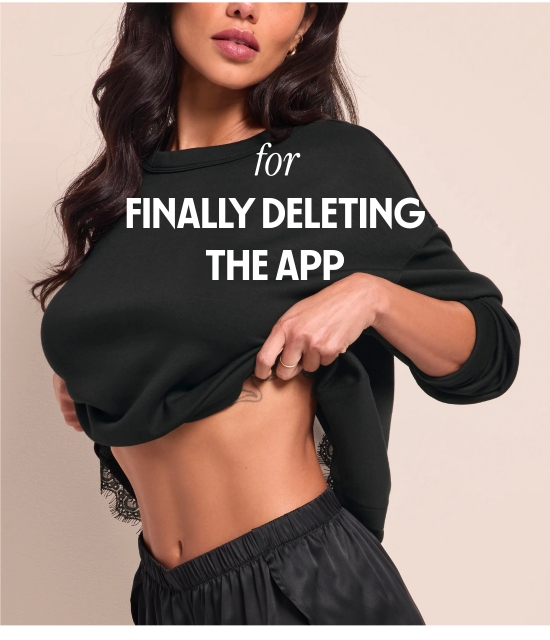 For finally deleting the app