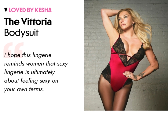The Vittoria Bodysuit. I hope this lingerie reminds women that sexy lingerie is ultimately about feeling sexy on your own terms.