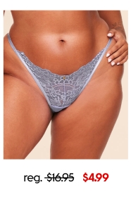 Talulah Thong Medium Purple 4.99 dollars