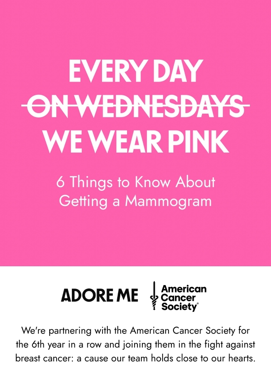 Every day we wear pink. We are partnering with the American Cancer Society for the 6th year in a row and joining them in the fight against breast cancer - a cause our team holds close to our hearts.
