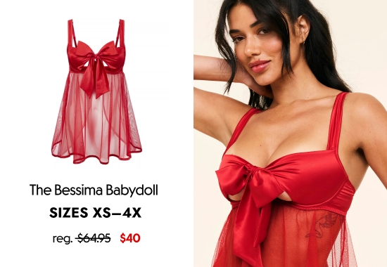 The Bessima Babydoll. SIZES XS–4X, 40 dollars