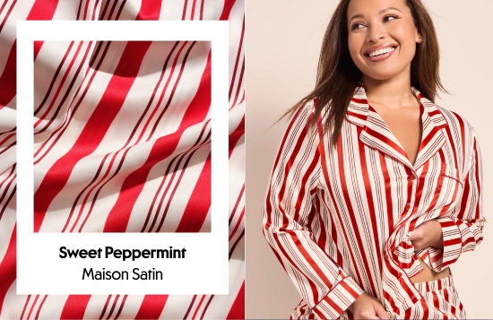 Sweet Peppermint Maison Satin
