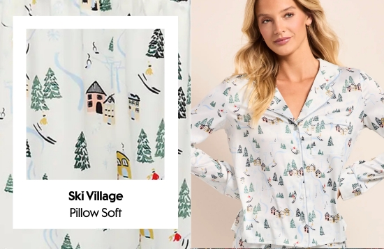 Ski Village Pillow Soft