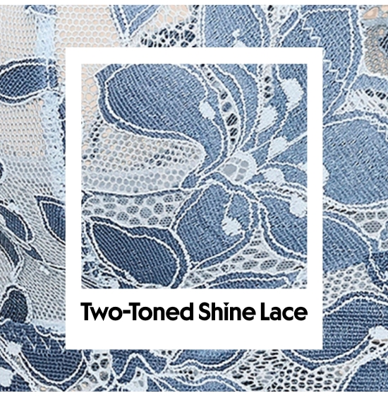 Two-Toned Shine Lace
