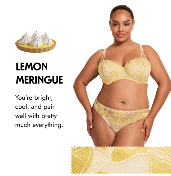 Lemon Meringue. You are bright, cool, and pair well with pretty much everything.