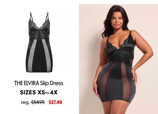 The Elvira Slip Dress. SIZES XS–4X, 27.48 dollars